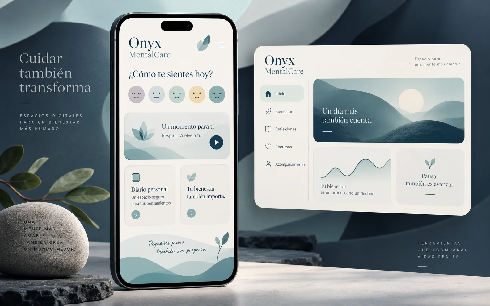 Captura del concepto de Onyx MentalCare